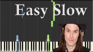 Hold Back The River  James Bay EASY SLOW Piano Tutorial [upl. by Katt]