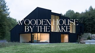 Prefabricated Family House Design With A Cross Laminated Timber Structure amp Black Stained Cladding [upl. by Ised544]