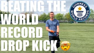 I BEAT EDERSONS DROP KICK RECORD😱🤯 [upl. by Clorinda]