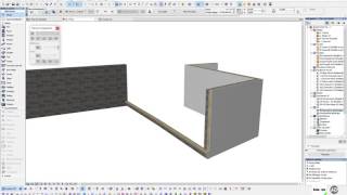 ARCHICAD LOUTIL MUR PART 1 [upl. by Gilford]