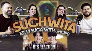 BTS quotSuchwita Ep 14 Suga with J  Hopequot Reaction  Deep thoughts and laughter 🥳🎂  Couples React [upl. by Richman]