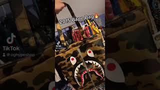 2015 Bape Bag bape bathingape fashion [upl. by Spillihp]