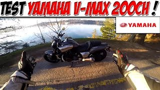 MotoVlog 69  TEST YAMAHA VMAX 200CH  UNE MOTO DHOMME [upl. by Ahsenhoj]