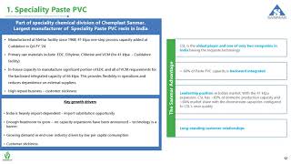 Chemplast Sanmar Ltd Investor Presentation for Q1FY25 [upl. by Raymund]