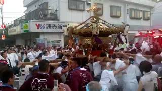 瑞穂町夏祭り 消防車 [upl. by Joappa]