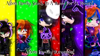 Afton Family Stuck In A Room For 24 Hours Afton Family Reunion ItzGalaxy Luna Remake [upl. by Yseulte]