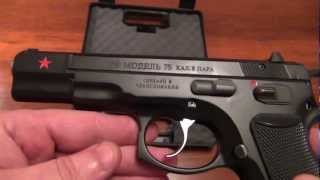 CZ 75 Cold War Commemorative CloseUp Look [upl. by Stimson431]