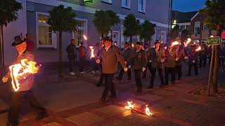 Schützenfest Esens 2023  Fackelzug [upl. by Beauregard]