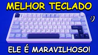 Esse Teclado Mecânico é o Melhor e muito Macio  Epomaker X AULA F75 [upl. by Ecnerwal]