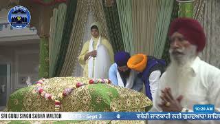 Gurdwara Malton Mahaan Nagar Kirtan  Sept 3 2023 [upl. by Aimas]