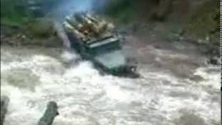 Ural 4320 truck goes through river [upl. by Angle]