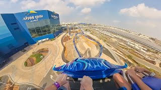 MANTA  SEAWORLD Abu Dhabi  Onride  4K  Wide Angle [upl. by Barth]