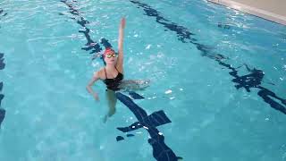 Travelling single arm eggbeater  Artistic Swimming Routines [upl. by Wyn]