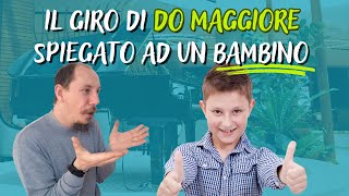 Il giro di DO MAGGIORE al pianoforte spiegato ad un bambino [upl. by Nnaitsirk]