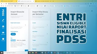 Cara Unggah Data Siswa Eligible SNMPTN 2022 dengan Template CSV  Entri PDSS LTMPT Part1 [upl. by Ojoj727]