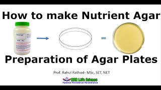 Preparation of nutrient agar plates l How to make agar plate [upl. by Raab]