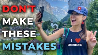 15 Tourist Mistakes To Avoid in Interlaken Grindelwald amp Lauterbrunnen  What To Know Before You Go [upl. by Baxter]