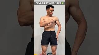 full body workout at home✅। dumbbell workout at home। home workout results। shorts fullbodyworkout [upl. by Meekah]