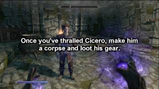 Skyrim Infinite Cicero Armor Dupe  Dead Thrall Exploit [upl. by Ignatia682]