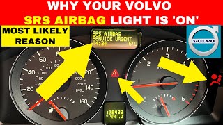 Why The SRS Airbag light Is ON in your Volvo [upl. by Itsa243]