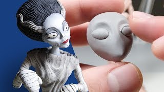 Sculpting the BRIDE OF FRANKENSTEIN from Polymer Clay  Monster No 4  Sculpting Your Requests E06 [upl. by Nolat]