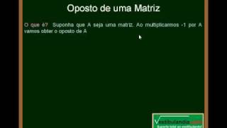 Matemática  Aula 19  Matrizes  Conceitos Iniciais  Parte 2 [upl. by Oap]