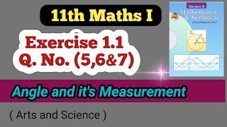 Class 11th Math Part 1 Exercise 11 Q No 56 amp 7  Angle and its Measurement [upl. by Joy]