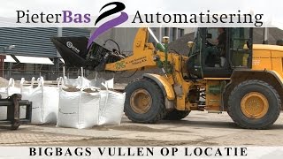 BigBags snel afvullen met een aangepaste shovel  PieterBas [upl. by Netaf]