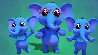 famiglia dito elefante  filastrocche per bambini  Finger Family Rhymes  Elephant Finger Family [upl. by Connett]