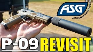 ASG CZ P09 Duty Airsoft Pistol Review REVISIT  Airsoft Station Review [upl. by Hserus]