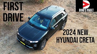 2024 Hyundai Creta Facelift First Drive Review 15L Diesel AT  Powerful amp Efficient [upl. by Kealey844]