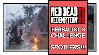 Red Dead Redemption 2 Herbalist 3 Challenge Guide SPOILERS [upl. by Fates]