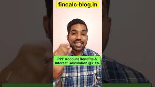 PPF Account Benefits amp Interest Calculation 71 [upl. by Ria925]