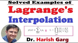 Lagrange Interpolation [upl. by Esylle]