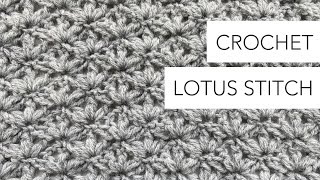 The Traveling Seasons Crochet Afghan Square 3 Lotus Stitch [upl. by Hew]