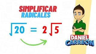 COMO SIMPLIFICAR RADICALES Super facil  Para principiantes [upl. by Yci]