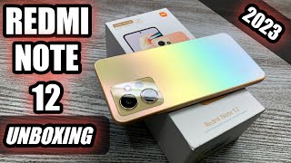 Redmi Note 12 4G Sunrise Gold Colour Unboxing  Should You Buy it [upl. by Yeo]