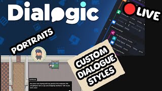 🔴 Dialogic Portraits amp Custom Styles  Game Dev  Godot [upl. by Darelle]