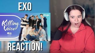 EXO Dingo Killing Voice REACTION [upl. by Acirred]