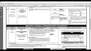 PMS Ministerial Quota 2021 Job PPSC Advertisement no 17 PMS PPSC [upl. by Ahsil]