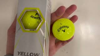 Callaway Supersoft golf ball in Action [upl. by Ojahtnamas]