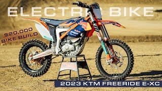 We Ride A 20000 KTM Electric Supermini  Dirt Bike Test [upl. by Rustin]