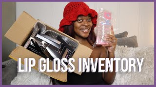 Lip Gloss Inventory Unboxing Custom Packaging Custom Lip Gloss Tubes amp Lip Gloss Business Advice [upl. by Norved]