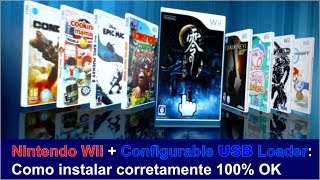 Nintendo Wii  Configurable USB Loader Como instalar corretamente 100 OK [upl. by Appledorf]