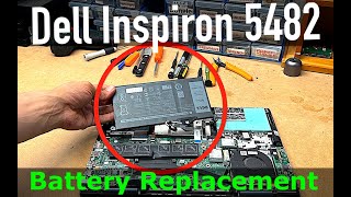 Dell Inspiron 5482  Battery Replacement  Replace [upl. by Queston388]