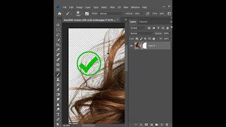 How to Cut Out Hair in Photoshop 🤯 without refine hair option creativespixel [upl. by Lienahs]