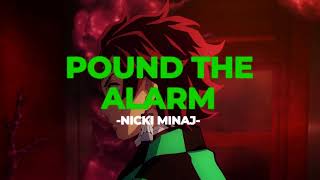 🚨Pound The Alarm  Nicki Minaj SlowedReverb [upl. by Romy]