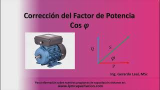 CORRECCIÓN DEL FACTOR DE POTENCIA O COSENO DE FI [upl. by Boyden]