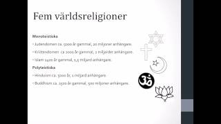 Världsreligioner [upl. by Hgielanna]