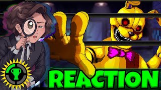 FNAF THEORIST REACTS to Game Theory Into The Pit Changes the FNAF Timeline [upl. by Ev]